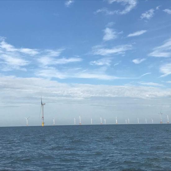 Noordzee windturbines betrokken bij het CLOUD4WAKE project van Sirris