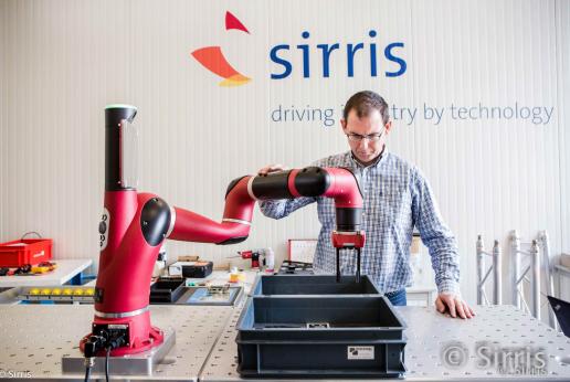 DIH2 project mobile robots for production logistics cobots