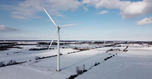 wind turbine ice